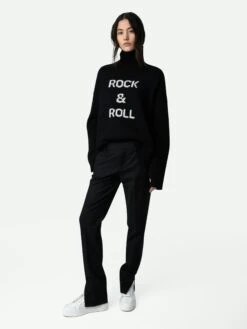Zadig & Voltaire Alma Rock & Roll Sweater Black