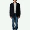 Zadig & Voltaire Valfried Suede Blazer Encre