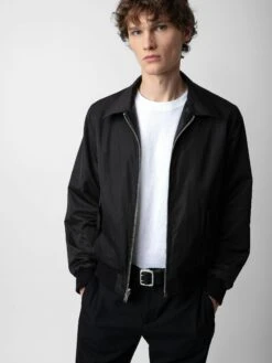 Zadig & Voltaire Mate Leather Jacket Black 3 Zadig & Voltaire Mate Leather Jacket Black -Zadig Et Voltaire RMOW00102 NOIR ADDI 2