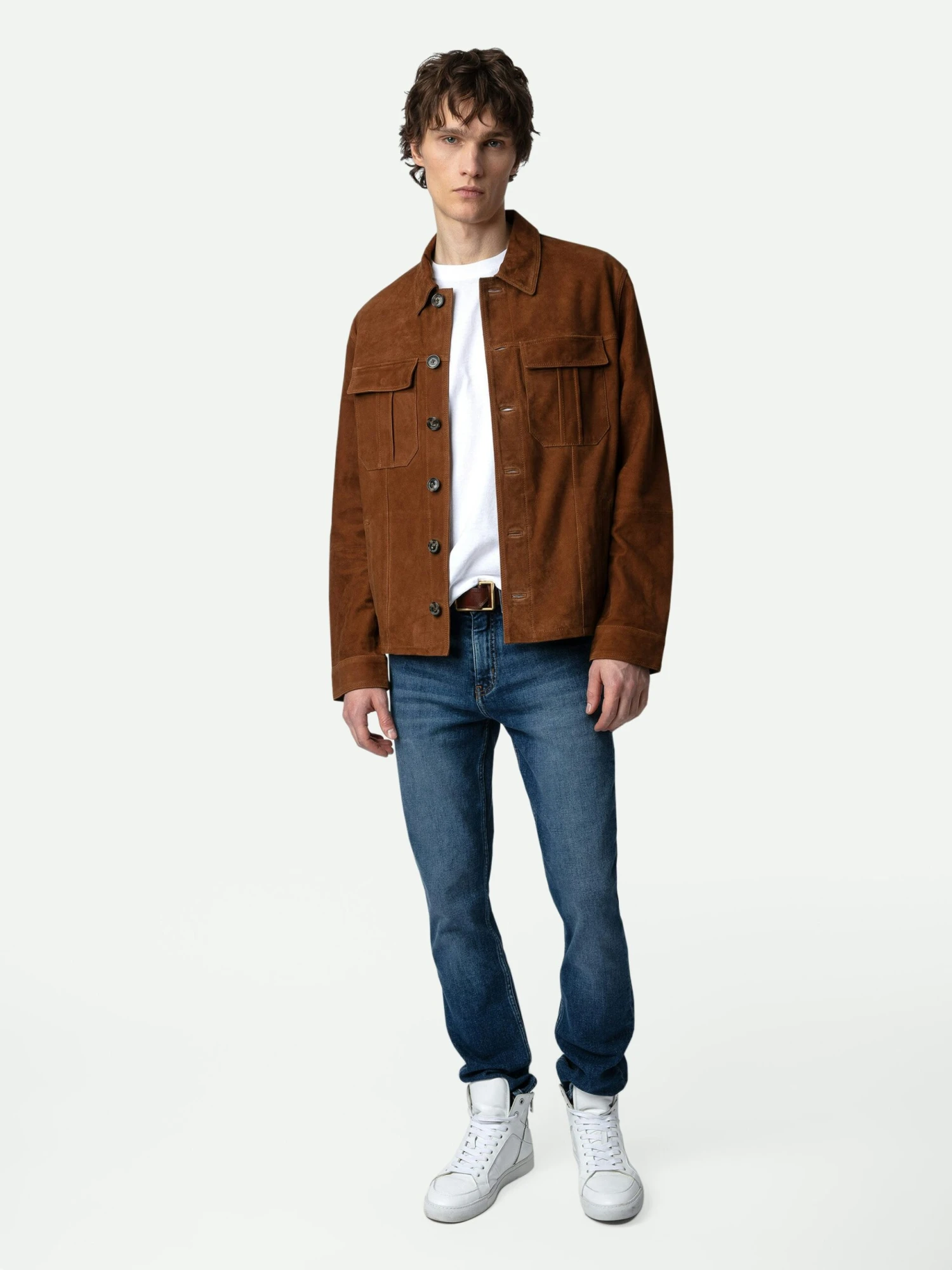 Kuba Suede Jacket Cognac Zadig & Voltaire Kuba Suede Jacket Cognac -Zadig Et Voltaire RMOW00103 COGNAC SHOOTING scaled
