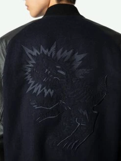 Zadig & Voltaire Birdieh Bomber Jacket Encre -Zadig Et Voltaire RMOW00111 ENCRE HOVER 668ba412a8845