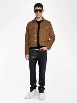 Zadig & Voltaire Bases Suede Jacket Cognac 2 Zadig & Voltaire Bases Suede Jacket Cognac -Zadig Et Voltaire RMOW01125 COGNAC ADDI 1 6863f57bbc20a