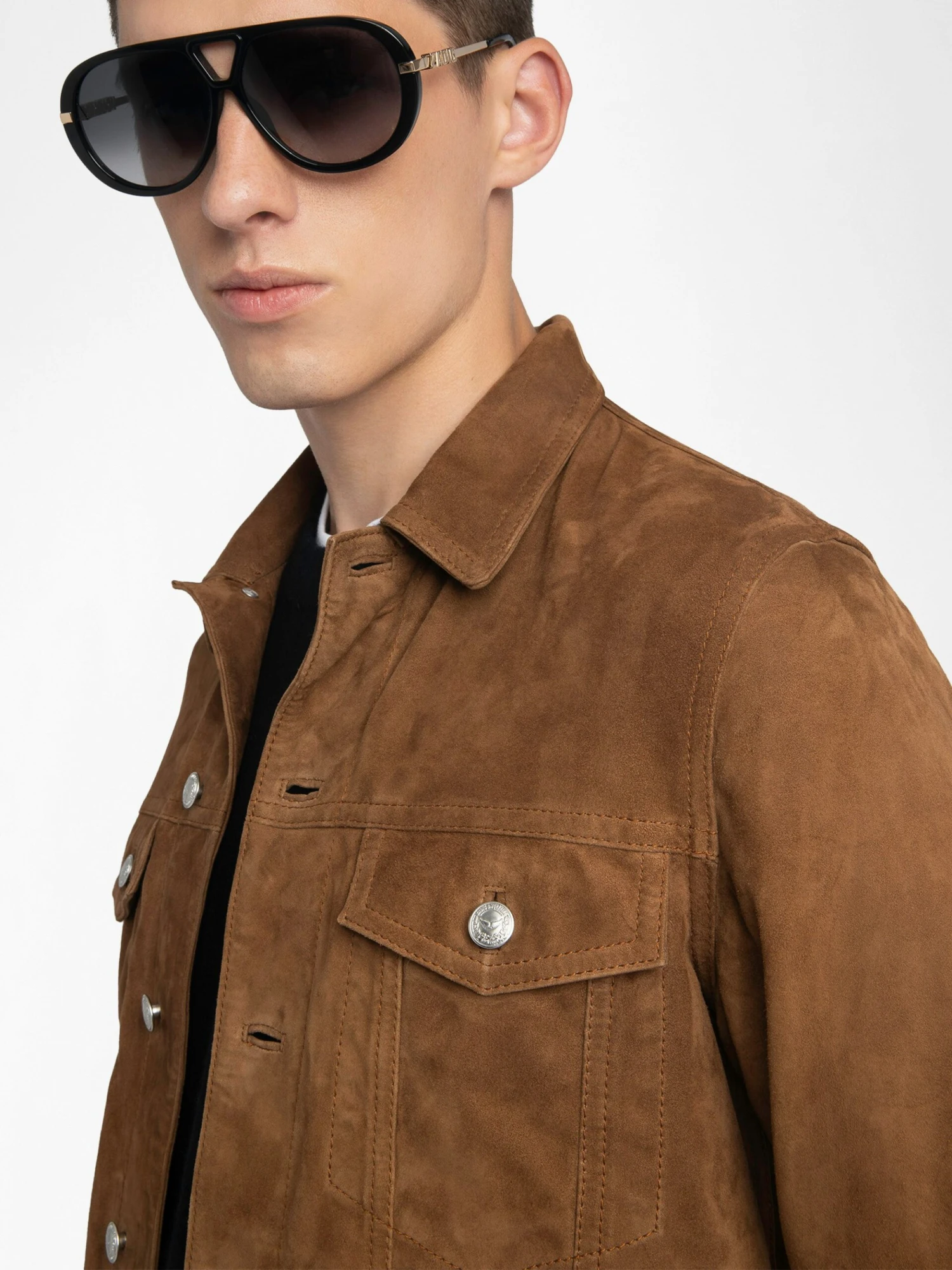 Bases Suede Jacket Cognac Zadig & Voltaire Bases Suede Jacket Cognac -Zadig Et Voltaire RMOW01125 COGNAC HOVER 6863f5b6ef3c1 scaled