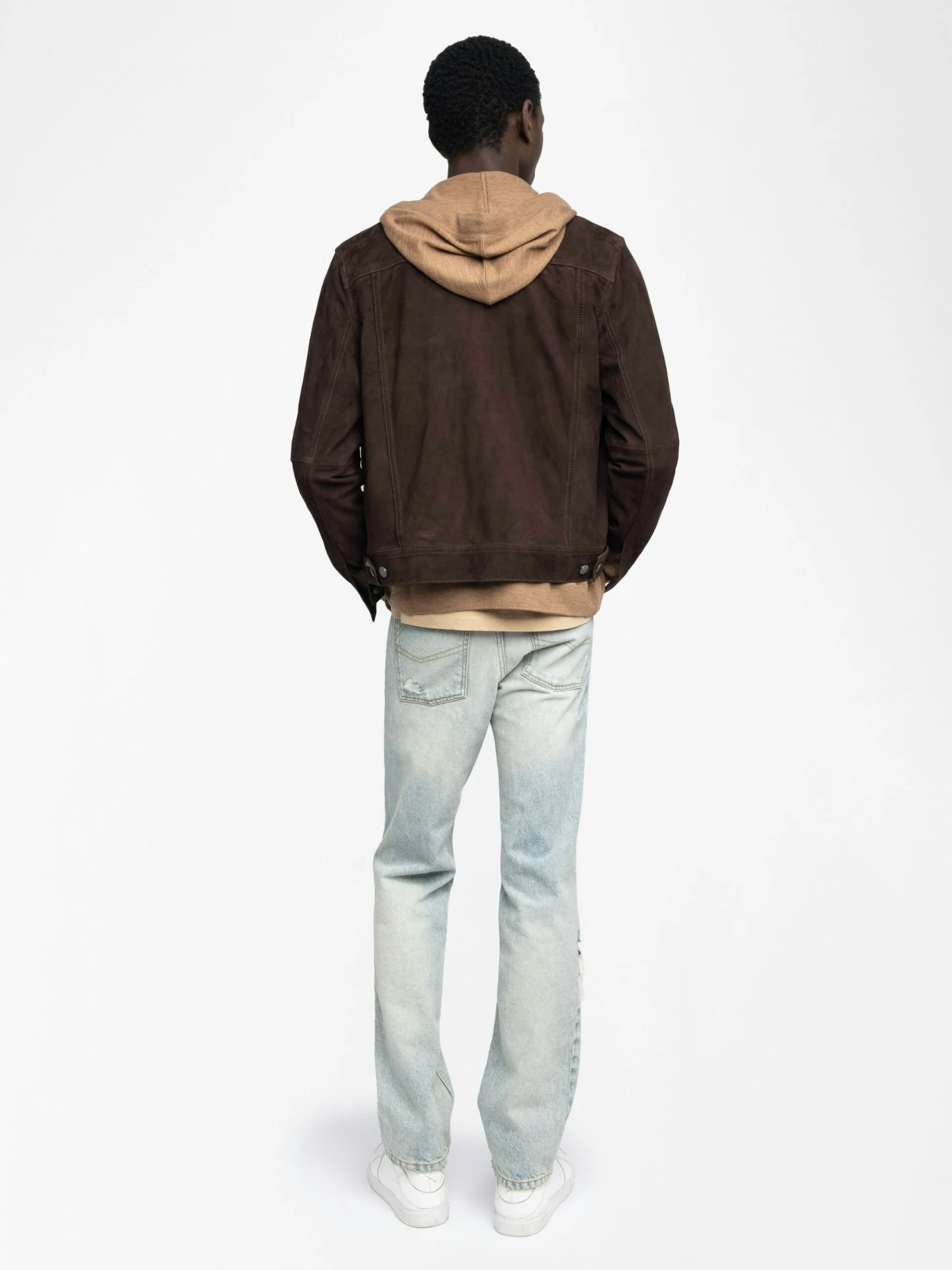 Bases Suede Jacket Dark chocolate Zadig & Voltaire Bases Suede Jacket Dark Chocolate -Zadig Et Voltaire RMOW01125 DARK CHOCOLATE BACK 684850dabdc7d scaled