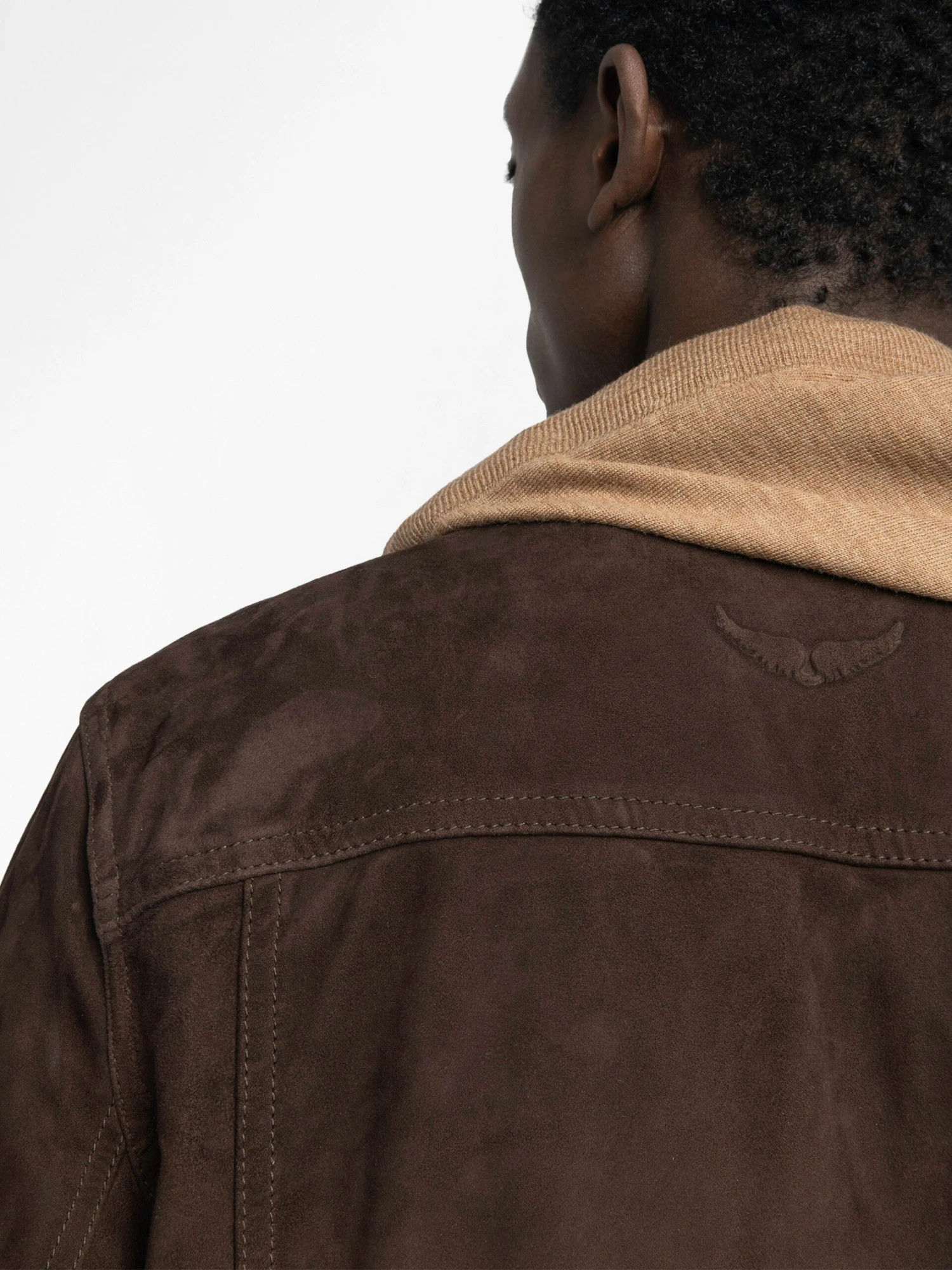 Bases Suede Jacket Dark chocolate Zadig & Voltaire Bases Suede Jacket Dark Chocolate -Zadig Et Voltaire RMOW01125 DARK CHOCOLATE HOVER 6848512ad373b scaled