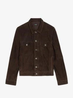 Zadig & Voltaire Bases Suede Jacket Dark Chocolate 6 Zadig & Voltaire Bases Suede Jacket Dark Chocolate -Zadig Et Voltaire RMOW01125 DARK CHOCOLATE PACKSHOT 686681dad5244
