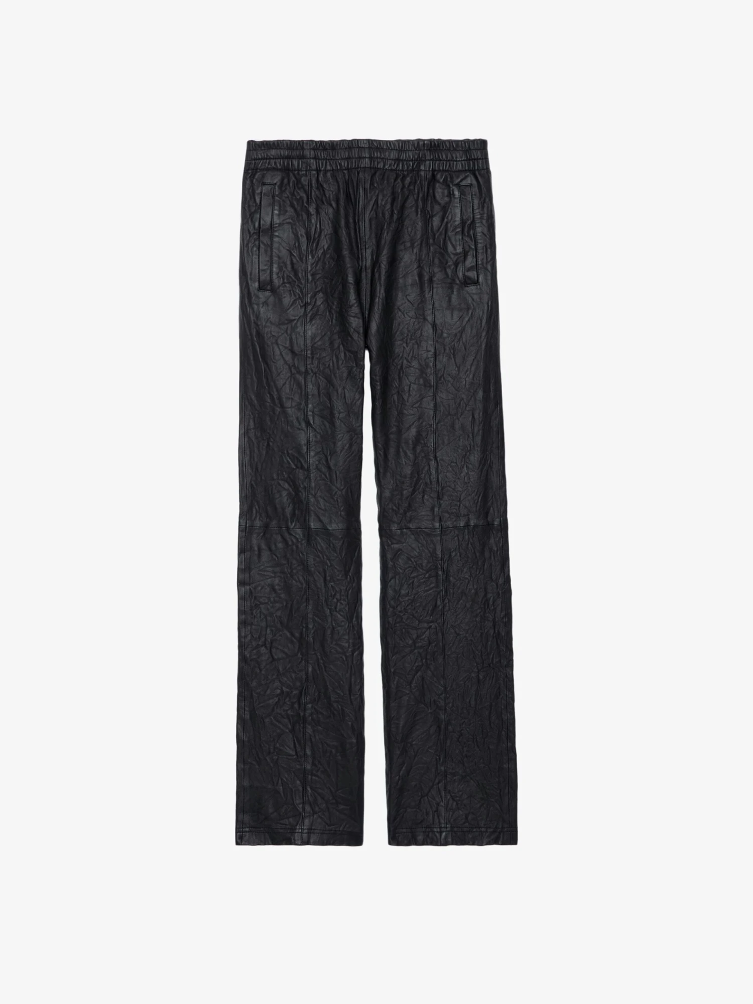 Pacha Crinkled Leather Pants Black Zadig & Voltaire Pacha Crinkled Leather Pants Black -Zadig Et Voltaire RMPA00016 NOIR PACKSHOT scaled