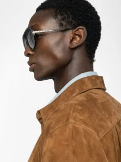 Zadig & Voltaire Sergy Suede Shirt Daim 4 Zadig & Voltaire Sergy Suede Shirt Daim -Zadig Et Voltaire RMSH01018 DAIM ADDI 3 68484fc86b835