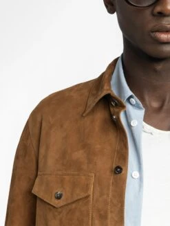 Zadig & Voltaire Sergy Suede Shirt Daim 7 Zadig & Voltaire Sergy Suede Shirt Daim -Zadig Et Voltaire RMSH01018 DAIM HOVER 68485106a1bdd