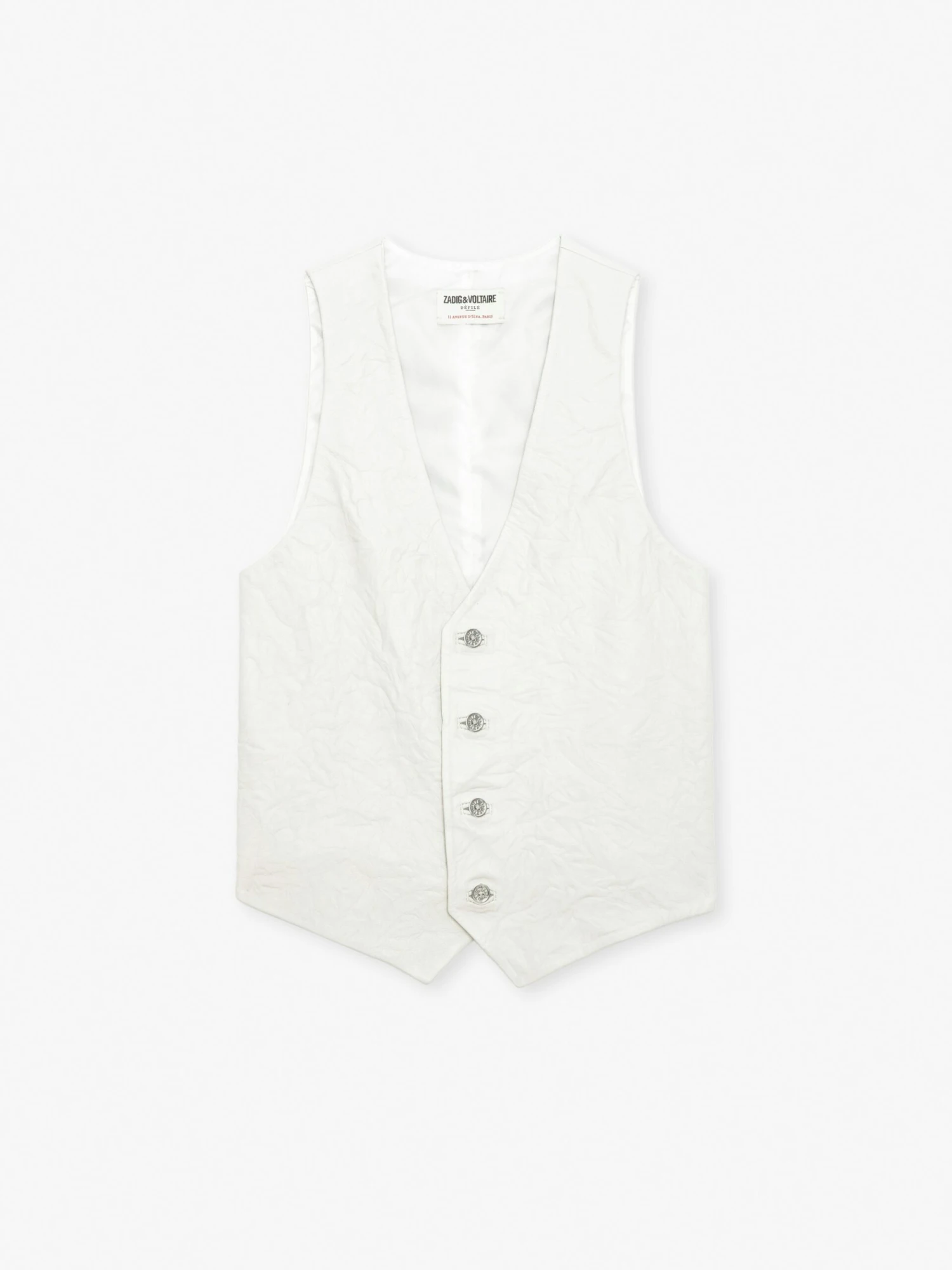 Emilie Crinkled Leather Vest Judo Zadig & Voltaire Emilie Crinkled Leather Vest Judo -Zadig Et Voltaire RWBL00058 JUDO PACKSHOT 6630a19f2be33 scaled