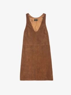 Zadig & Voltaire Rasha Suede Dress Cognac -Zadig Et Voltaire RWDR01039 COGNAC PACKSHOT 6728b378ecd7b