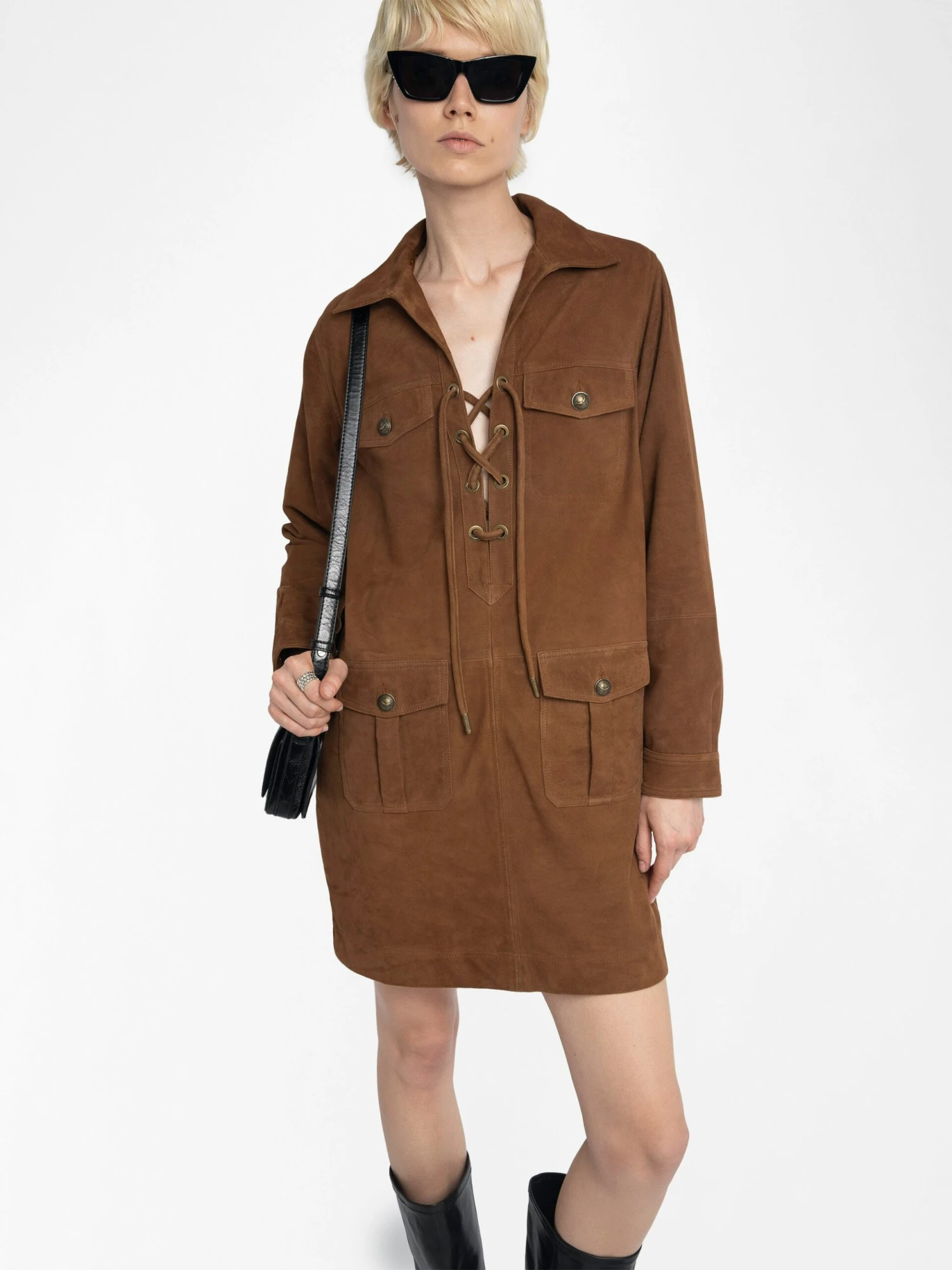 Remacha Suede Leather Dress Cognac Zadig & Voltaire Remacha Suede Leather Dress Cognac -Zadig Et Voltaire RWDR01042 COGNAC ADDI 1 685e8e7d02158 scaled