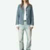 Zadig & Voltaire Laron Suede Leather Jacket Uniform
