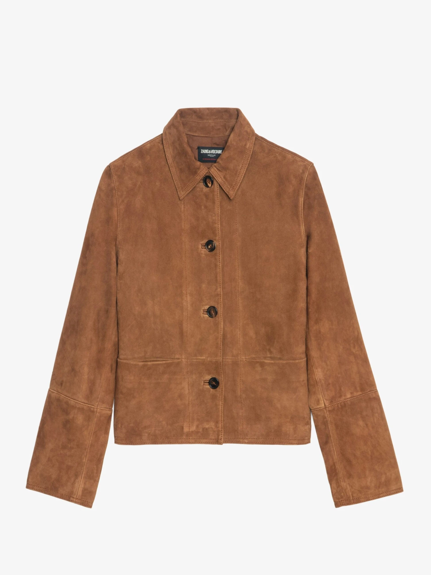 Lessa Suede Jacket Cognac Zadig & Voltaire Lessa Suede Jacket Cognac -Zadig Et Voltaire RWOW01246 COGNAC PACKSHOT 6728b329359c7 scaled