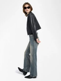 Zadig & Voltaire Luxi Leather Jacket Black 3 Zadig & Voltaire Luxi Leather Jacket Black -Zadig Et Voltaire RWOW01251 BLACK ADDI 2 687df5d6233af