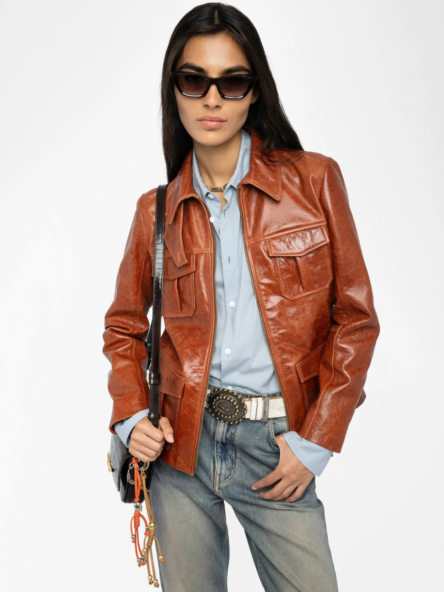 Lienna Leather Jacket Burn Zadig & Voltaire Lienna Leather Jacket Burn -Zadig Et Voltaire RWOW01258 BURN ADDI 2 686b84e3ebf17 scaled