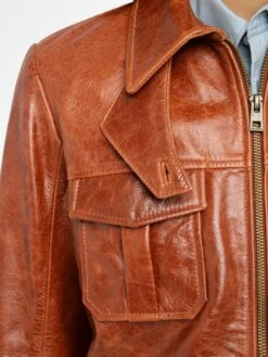 Zadig & Voltaire Lienna Leather Jacket Burn 7 Zadig & Voltaire Lienna Leather Jacket Burn -Zadig Et Voltaire RWOW01258 BURN HOVER 686b82a58f7bf