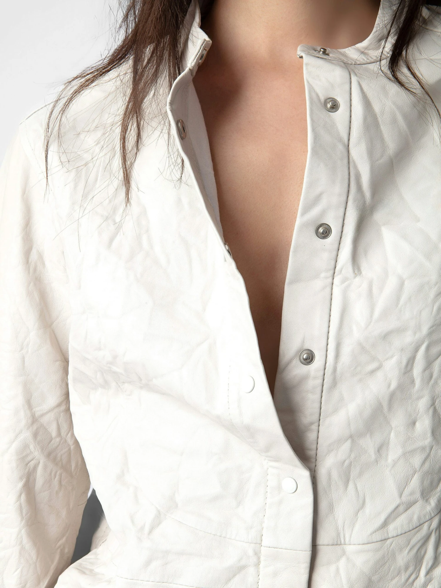 Chic Crinkled Leather Shirt Judo Zadig & Voltaire Chic Crinkled Leather Shirt Judo -Zadig Et Voltaire RWSH00028 JUDO ADDI 1 scaled