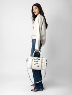 Zadig & Voltaire Chic Crinkled Leather Shirt Judo 3 Zadig & Voltaire Chic Crinkled Leather Shirt Judo -Zadig Et Voltaire RWSH00028 JUDO ADDI 2