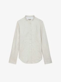 Zadig & Voltaire Chic Crinkled Leather Shirt Judo 5 Zadig & Voltaire Chic Crinkled Leather Shirt Judo -Zadig Et Voltaire RWSH00028 JUDO PACKSHOT