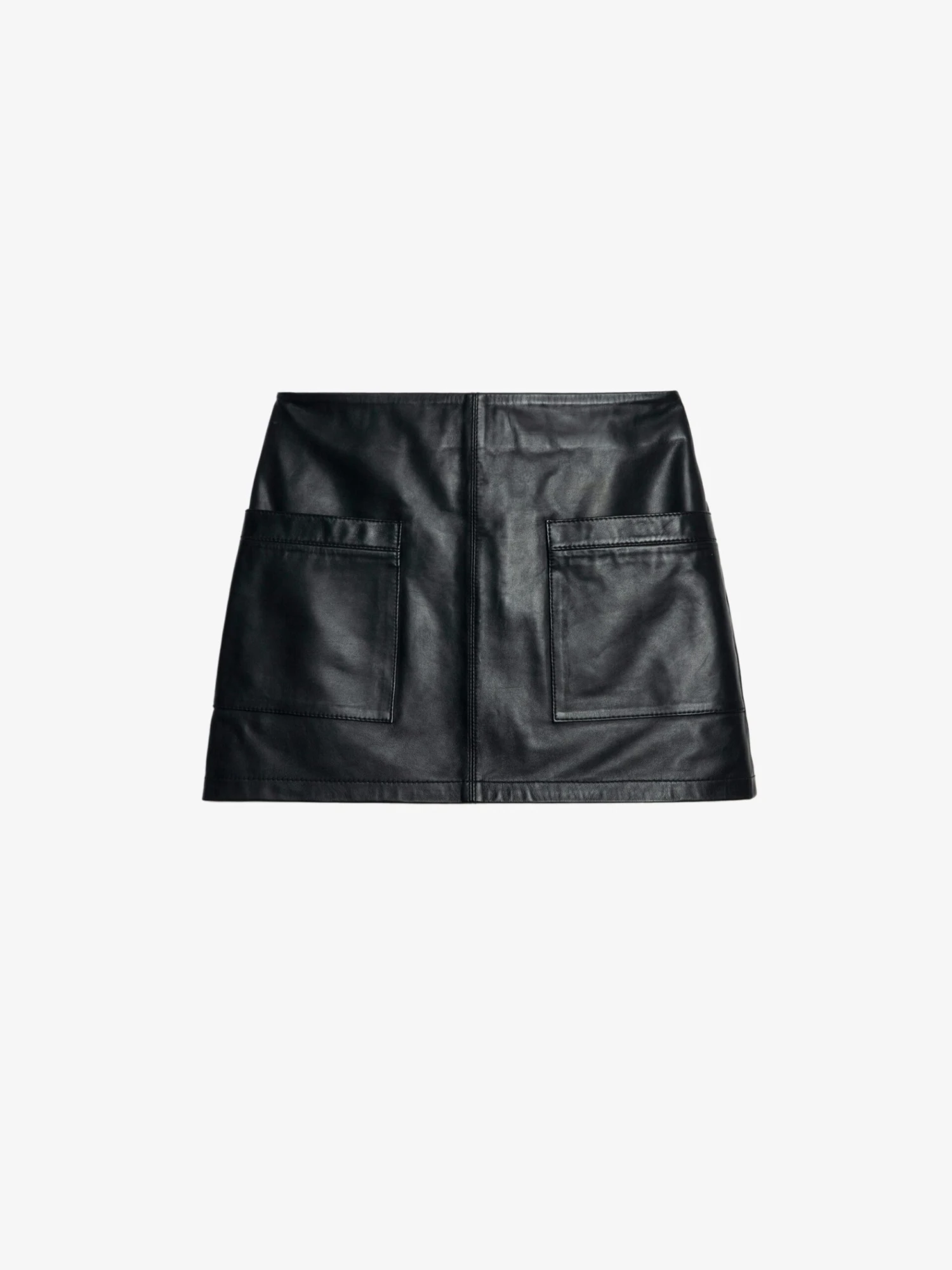 Jaime Leather Skirt Black Zadig & Voltaire Jaime Leather Skirt Black -Zadig Et Voltaire RWSK01065 BLACK PACKSHOT 6728b354e0bf3 scaled
