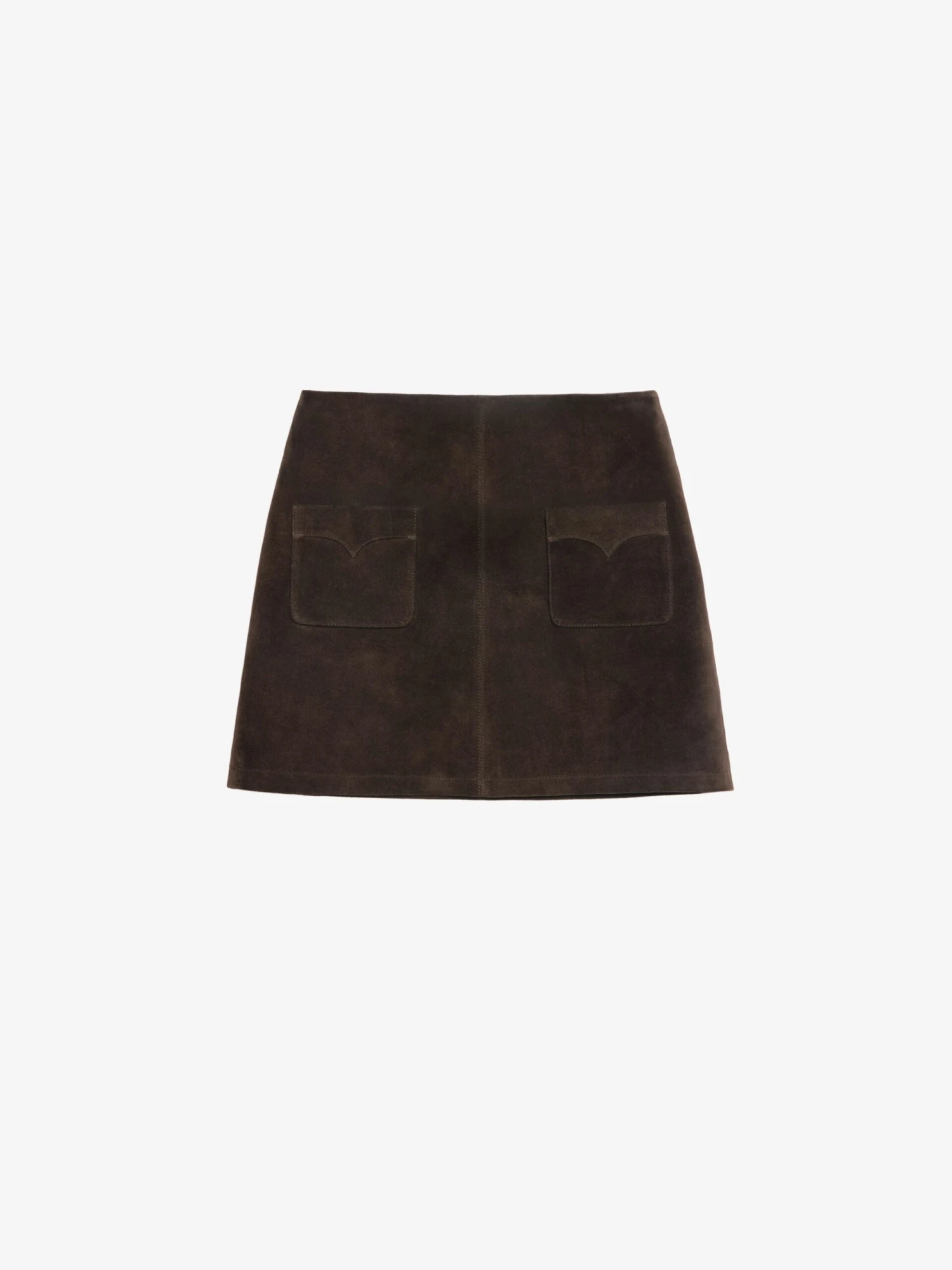 Jaime Suede Leather Skirt Dark chocolate Zadig & Voltaire Jaime Suede Leather Skirt Dark Chocolate -Zadig Et Voltaire RWSK01066 DARK CHOCOLATE PACKSHOT 684fe20e752d6 scaled