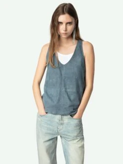 Zadig & Voltaire Tander Suede Top Uniform -Zadig Et Voltaire RWTO01018 UNIFORM ADDI 1 675ff4be91464