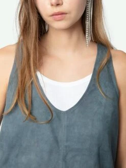 Zadig & Voltaire Tander Suede Top Uniform -Zadig Et Voltaire RWTO01018 UNIFORM ADDI 2 675ff4734430e