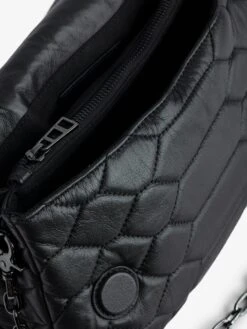 Zadig & Voltaire Rocky XL Quilted Clutch Black 4 Zadig & Voltaire Rocky XL Quilted Clutch Black -Zadig Et Voltaire SKAB2015F NOIR ADDI 3