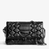 Zadig & Voltaire Rocky XL Quilted Clutch Black