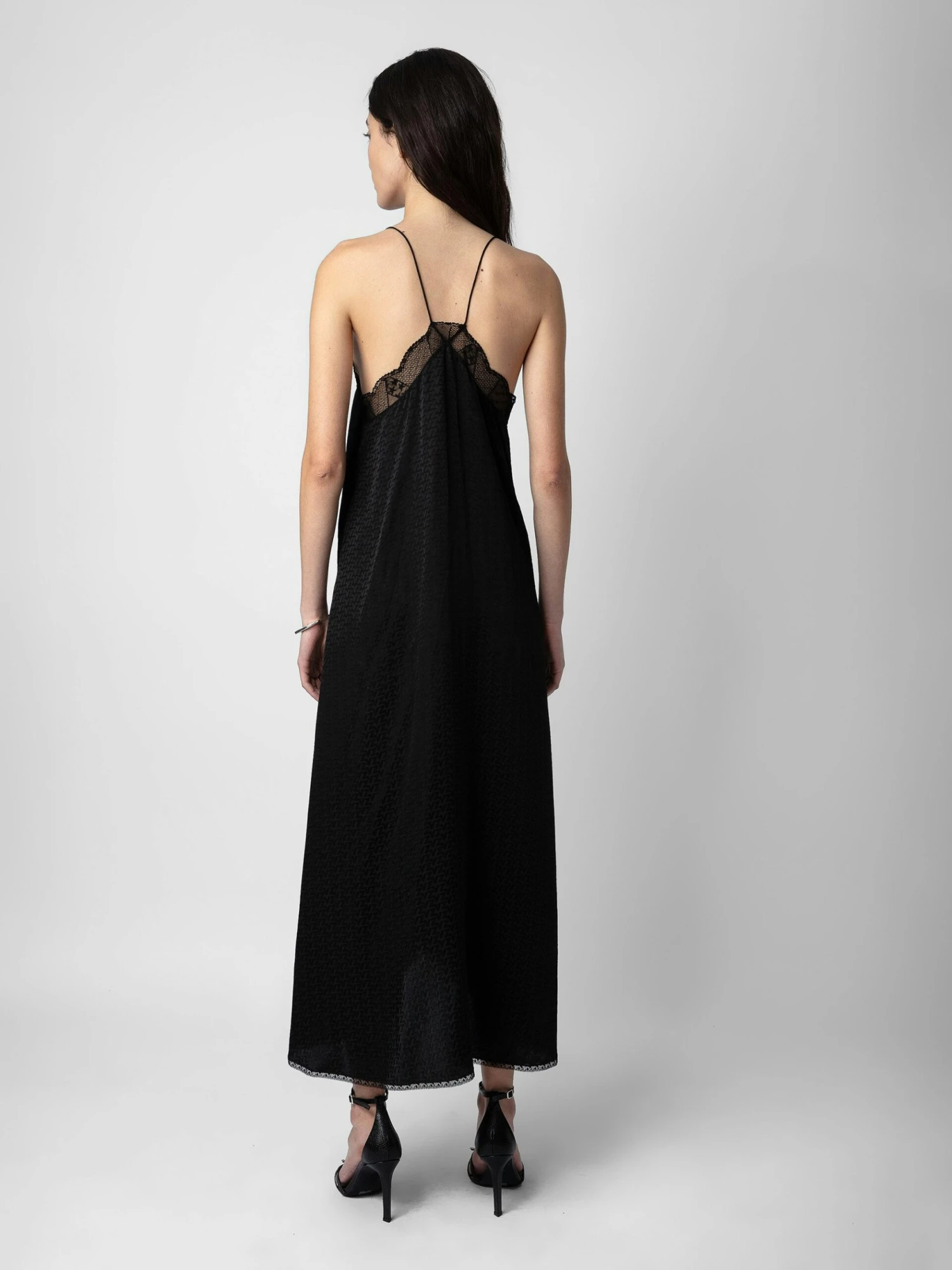 Risty Jac ZV Silk Dress Black Zadig & Voltaire Risty Jac ZV Silk Dress Black -Zadig Et Voltaire SKCP0427F NOIR BACK 2 scaled