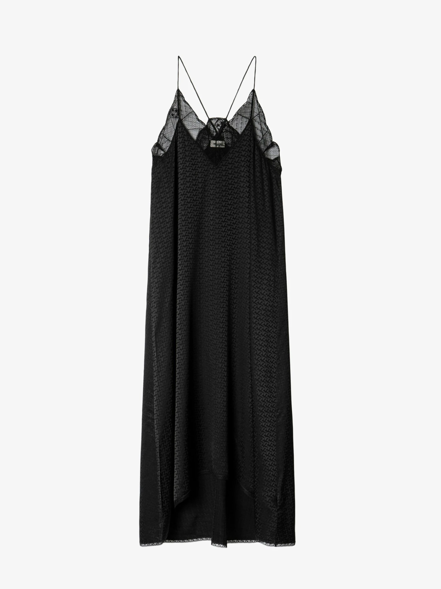 Risty Jac ZV Silk Dress Black Zadig & Voltaire Risty Jac ZV Silk Dress Black -Zadig Et Voltaire SKCP0427F NOIR PACKSHOT 2 scaled