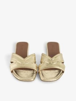 Zadig & Voltaire Azora Mules Gold 3 Zadig & Voltaire Azora Mules Gold -Zadig Et Voltaire SWCT01939 GOLD ADDI 3 678a5ae74b08e