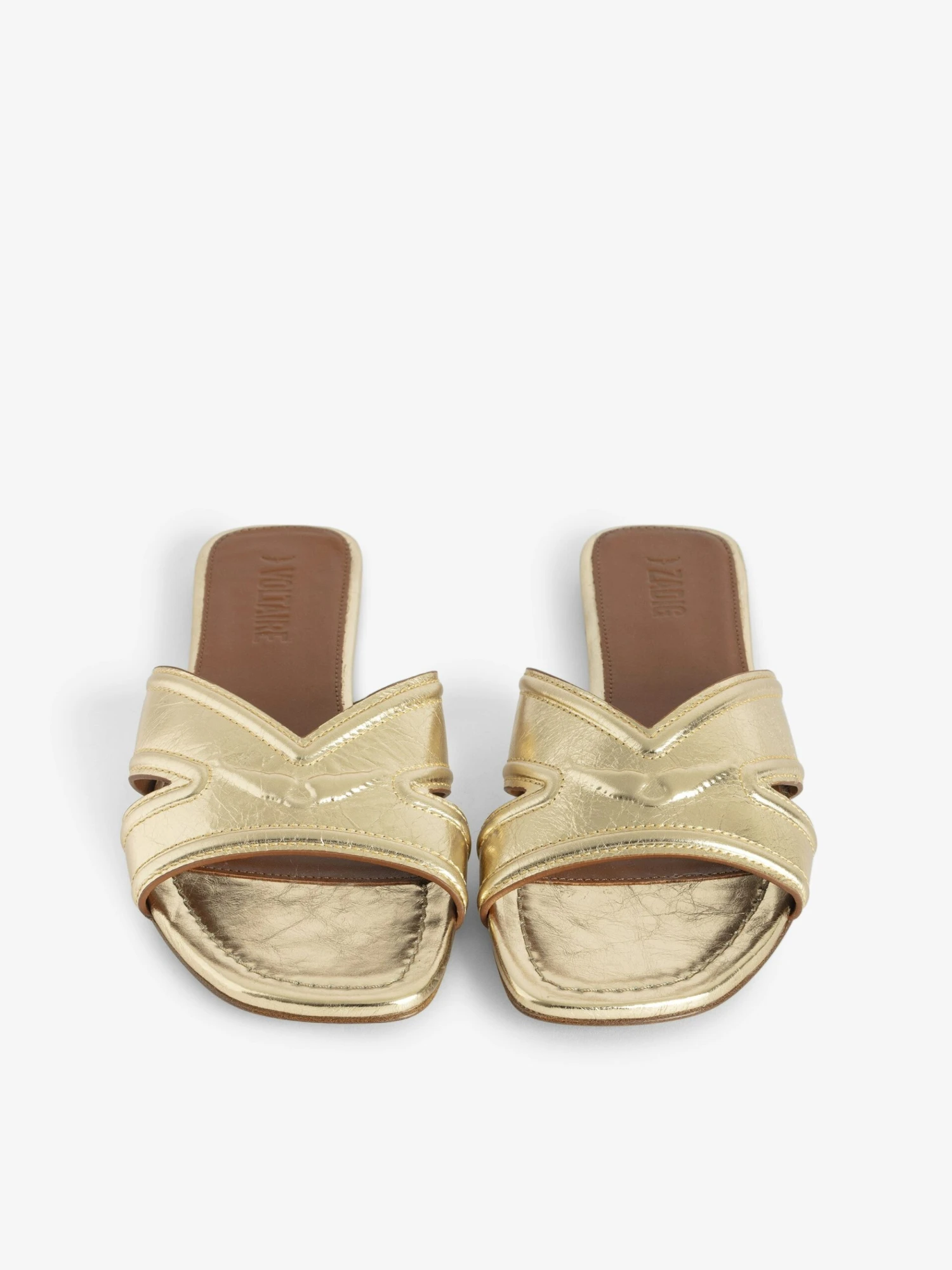 Azora Mules Gold Zadig & Voltaire Azora Mules Gold -Zadig Et Voltaire SWCT01939 GOLD ADDI 3 678a5ae74b08e scaled