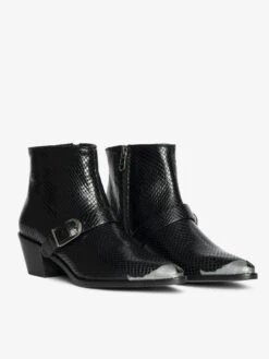 Zadig & Voltaire Tylow Ankle Boots Black -Zadig Et Voltaire SWCT02066 BLACK ADDI 2 68653817890c6