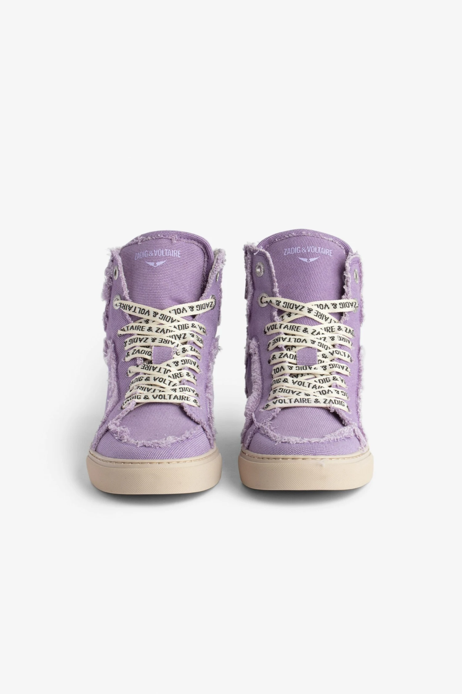 ZV1747 High Flash Canvas Sneakers Boomerang Zadig & Voltaire ZV1747 High Flash Canvas Sneakers Boomerang -Zadig Et Voltaire SWSN00405 BOOMERANG 3 scaled