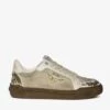 Zadig & Voltaire Basses Fly Wings Cracked Sneakers Clay