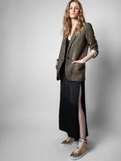 Zadig & Voltaire Rayonne Satin Dress Black -Zadig Et Voltaire WKCP0405F NOIR ADDI 2