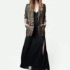 Zadig & Voltaire Rayonne Satin Dress Black