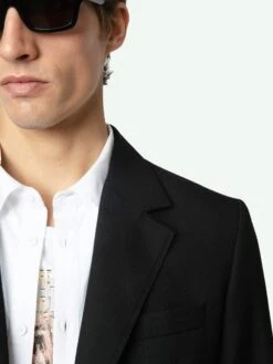 Zadig & Voltaire Blazer Vanilleh Black -Zadig Et Voltaire WMBL00165 NOIR ADDI 3 6705491196a20