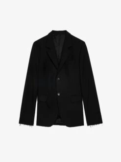 Zadig & Voltaire Blazer Vanilleh Black -Zadig Et Voltaire WMBL00165 NOIR PACKSHOT 67068527003da