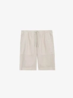 Zadig & Voltaire Pixel Linen Bermuda Shorts Naturel 4 Zadig & Voltaire Pixel Linen Bermuda Shorts Naturel -Zadig Et Voltaire WMBS00055 NATUREL PACKSHOT 2
