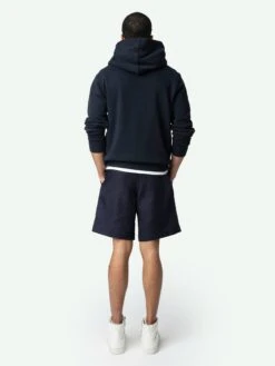 Zadig & Voltaire Pixie Linen Shorts Encre -Zadig Et Voltaire WMBS01061 ENCRE BACK 67d2edded0c37