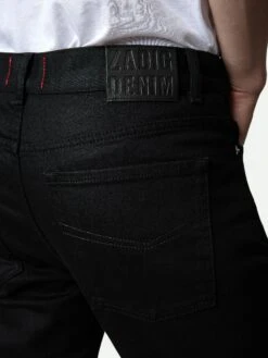 Zadig & Voltaire Mick Jeans Black -Zadig Et Voltaire WMJE00013 NOIR HOVER