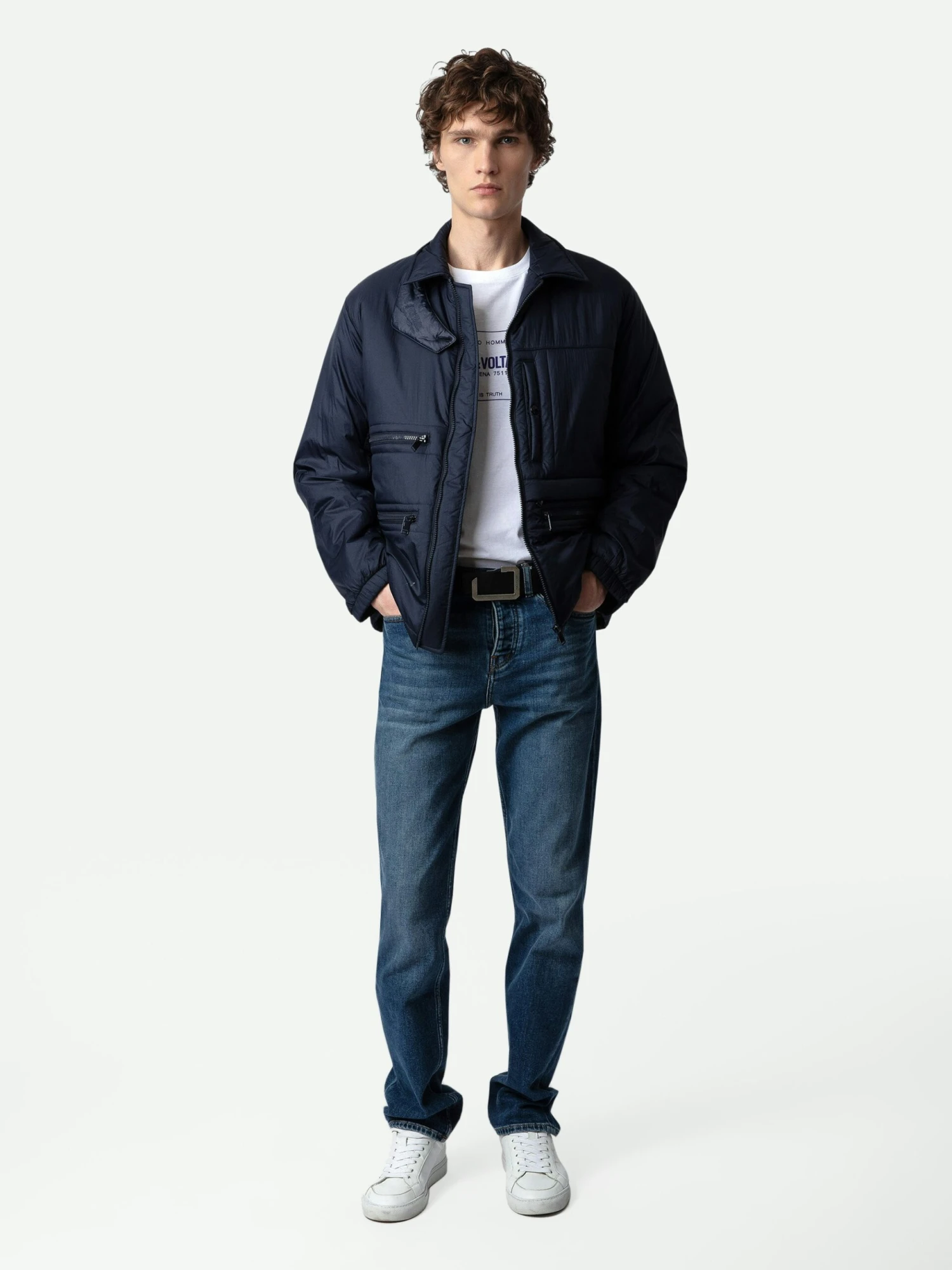 Back Jacket Encre Zadig & Voltaire Back Jacket Encre -Zadig Et Voltaire WMOW00374 ENCRE SHOOTING 1 scaled