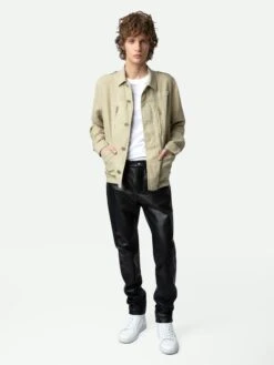 Zadig & Voltaire Kido Linen Jacket Light Beige