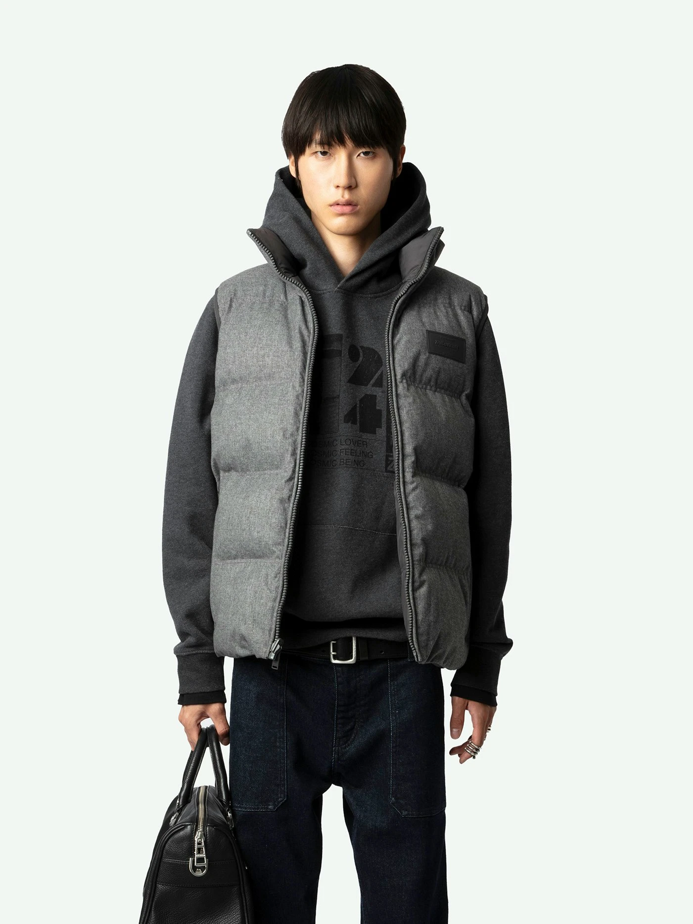 Bob Gilet Grey Zadig & Voltaire Bob Gilet Grey -Zadig Et Voltaire WMOW00382 GRIS ADDI 1 668ba47c7157c