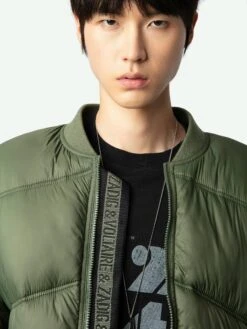 Zadig & Voltaire Bony Puffer Coat Grass -Zadig Et Voltaire WMOW00384 GRASS HOVER 66854ff6137f8