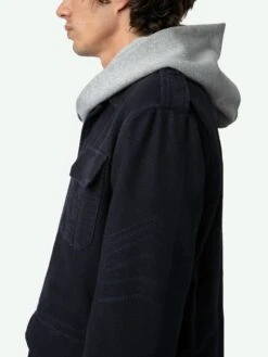 Zadig & Voltaire Keegan Parka Encre 3 Zadig & Voltaire Keegan Parka Encre -Zadig Et Voltaire WMOW00391 ENCRE HOVER 662ba94620b50