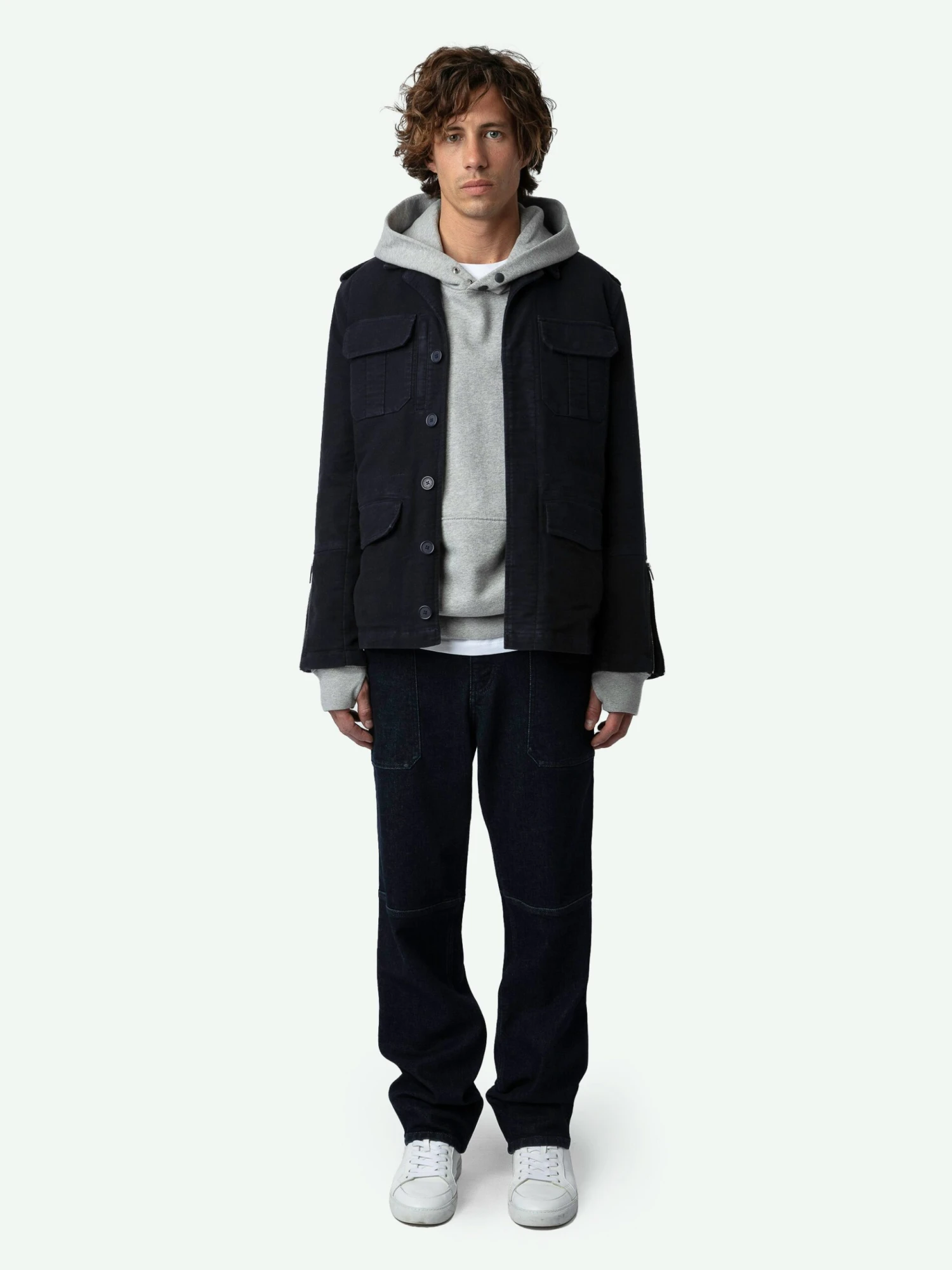 Keegan Parka Encre Zadig & Voltaire Keegan Parka Encre -Zadig Et Voltaire WMOW00391 ENCRE SHOOTING 6638d180e0a56 scaled